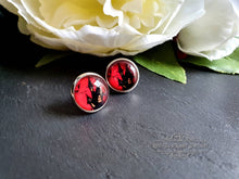 Load image into Gallery viewer, Haunted House Halloween Stud Earrings, 12mm | 1.2cm | 0.47 Inches