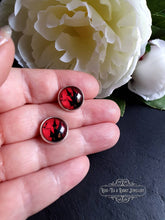 Load image into Gallery viewer, Haunted House Halloween Stud Earrings, 12mm | 1.2cm | 0.47 Inches