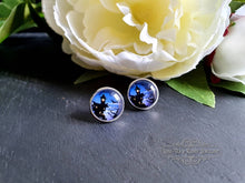 Load image into Gallery viewer, Haunted House | Halloween | Stud Earrings | 12mm | 1.2cm | 0.47 Inches