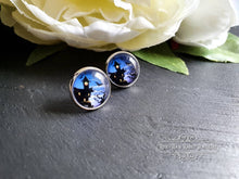 Load image into Gallery viewer, Haunted House | Halloween | Stud Earrings | 12mm | 1.2cm | 0.47 Inches