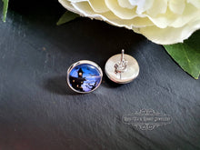 Load image into Gallery viewer, Haunted House | Halloween | Stud Earrings | 12mm | 1.2cm | 0.47 Inches