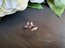 Load image into Gallery viewer, Little Sleeping Fox Ring - Adjustable - Silver Plated