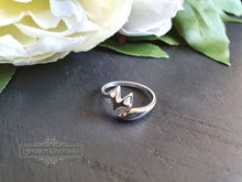 Load image into Gallery viewer, Little Sleeping Fox Ring - Adjustable - Silver Plated