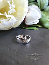 Load image into Gallery viewer, Little Sleeping Fox Ring - Adjustable - Silver Plated