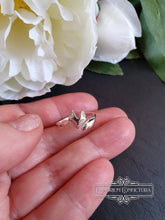 Load image into Gallery viewer, Little Sleeping Fox Ring - Adjustable - Silver Plated