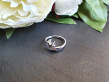 Load image into Gallery viewer, Little Sleeping Fox Ring - Adjustable - Silver Plated