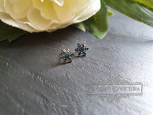 Load image into Gallery viewer, Dainty Snowflake Stud Earrings - Hypoallergenic Stainless Steel - 1cm/10mm/0.39 Inches Diameter