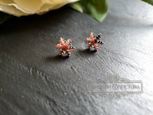 Load image into Gallery viewer, Dainty Snowflake Stud Earrings - Hypoallergenic Stainless Steel - 1cm/10mm/0.39 Inches Diameter
