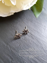 Load image into Gallery viewer, Dainty Snowflake Stud Earrings - Hypoallergenic Stainless Steel - 1cm/10mm/0.39 Inches Diameter