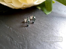 Load image into Gallery viewer, Tiny Treble Clef Studs, Hypoallergenic, Stainless Steel, Mirror Polish Finish, 1x0.4cm(10x4mm/0.39x0.15 Inches)