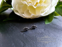 Load image into Gallery viewer, Evil Eye Stud Earrings, Hypoallergenic Stainless Steel, .09x.06cm (9x6mm/.035x.023 Inches)